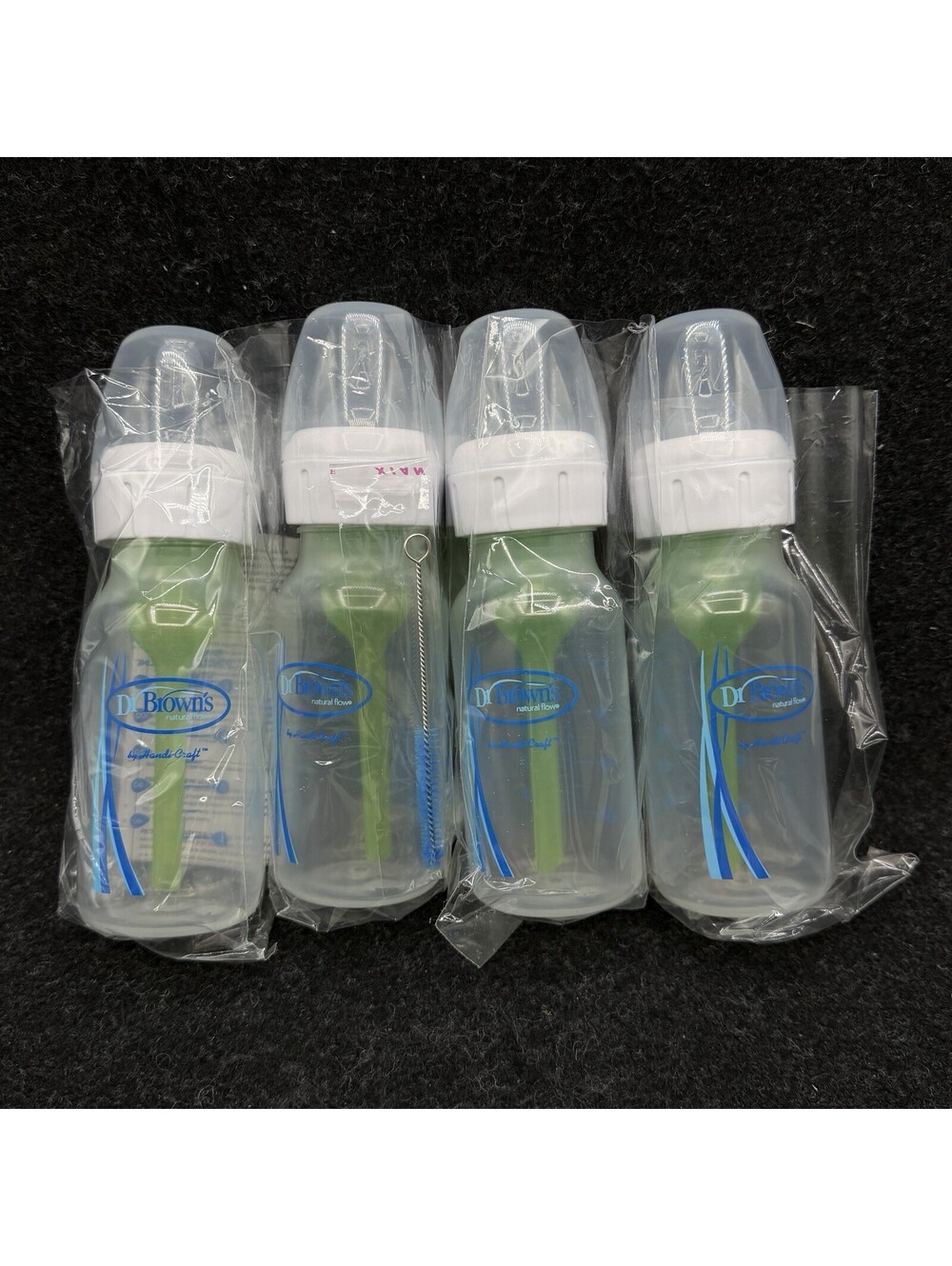 Dr. Brown's Natural Flow Anti-Colic Options+ Narrow Baby Bottle, 4oz - 4 Pack